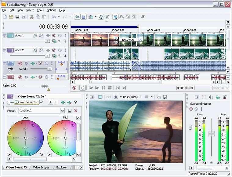 sony vegas after effects free download